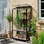 Praktiske Veggdrivhus av glass til dyrking Plante artikler 7